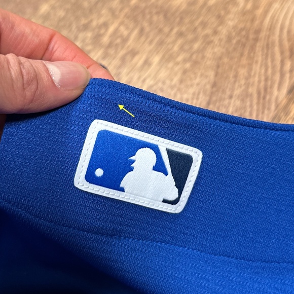 Majestic Toronto Blue Jays 2015 2016 Blue Coolbase MLB Jersey Mens 2XL - Picture 12 of 14